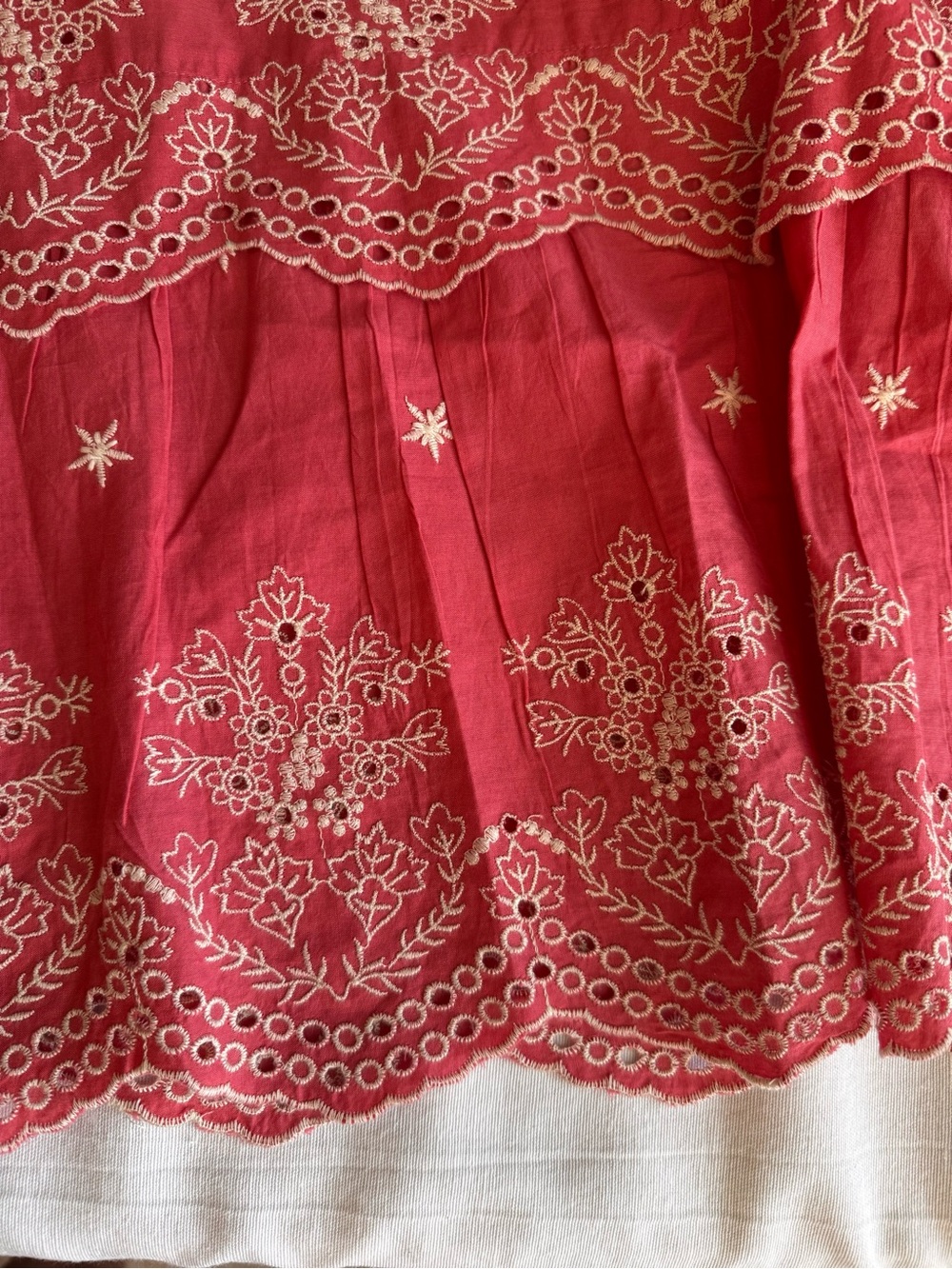 Coldwater Creek Hot Pink Embroidered Tunic Top - Picture 7 of 8